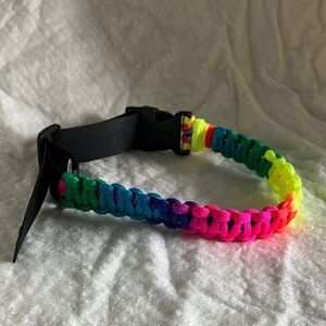 Multi color paracord Dog Collar -31